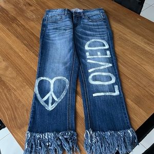 HI GORGEOUS xs CROPPED FIT JEAN